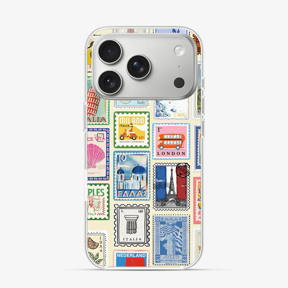 Multiple Stamps iPhone 17 Pro Case