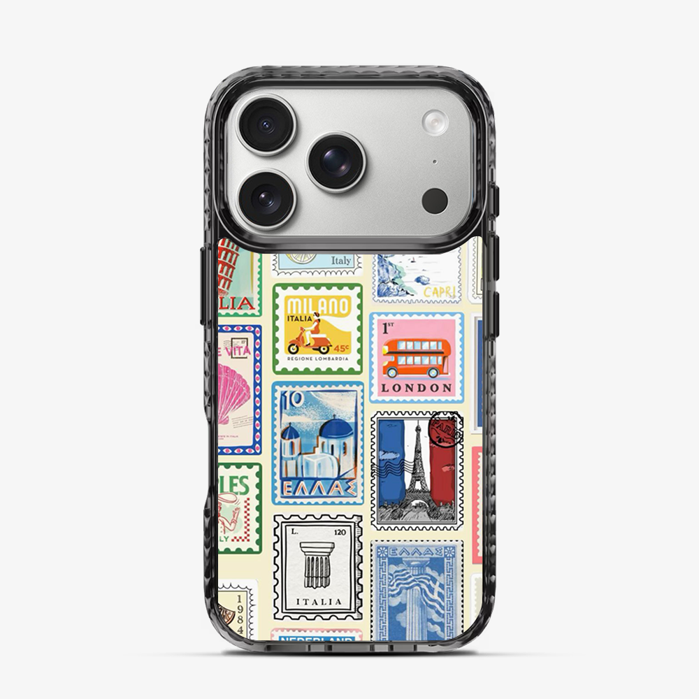 Multiple Stamps iPhone 17 Pro Case