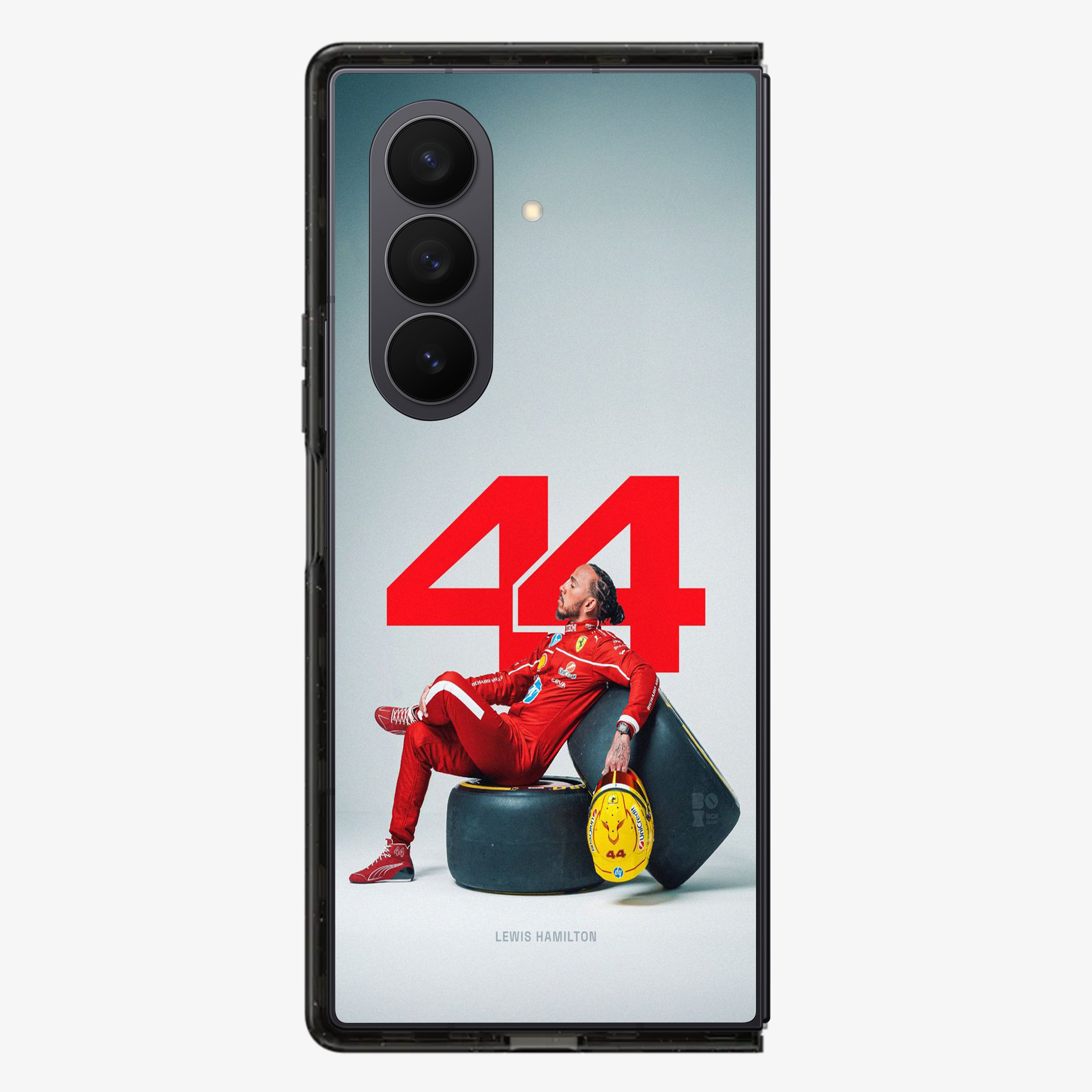 Lewis Hamilton | Three Samsung Z Fold Phone Case