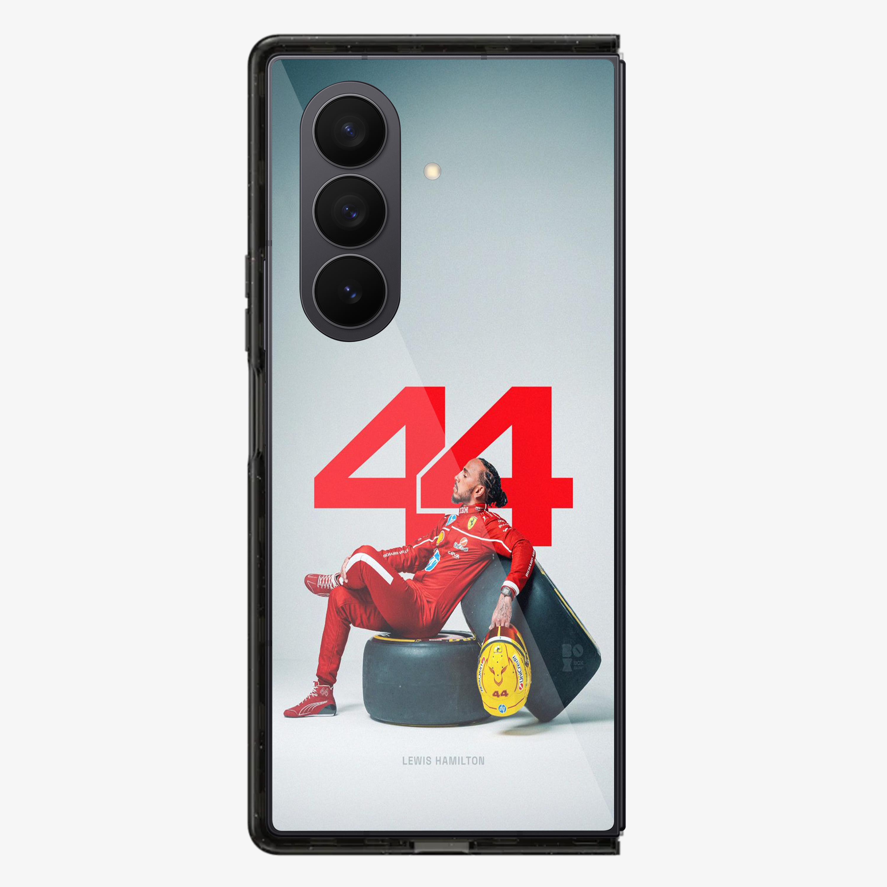 Lewis Hamilton | Three Samsung Z Fold Phone Case