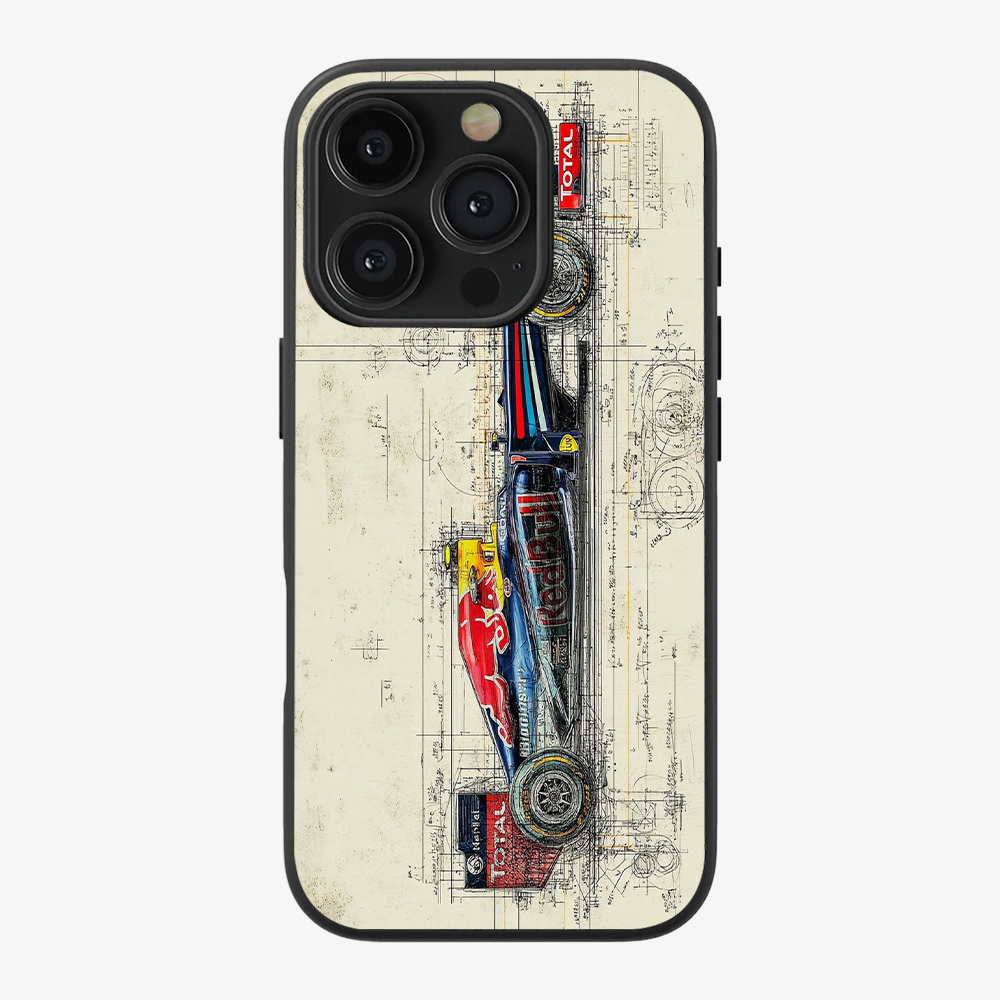 F1 X RedBull Phone Case | Three Clear Silicone Case