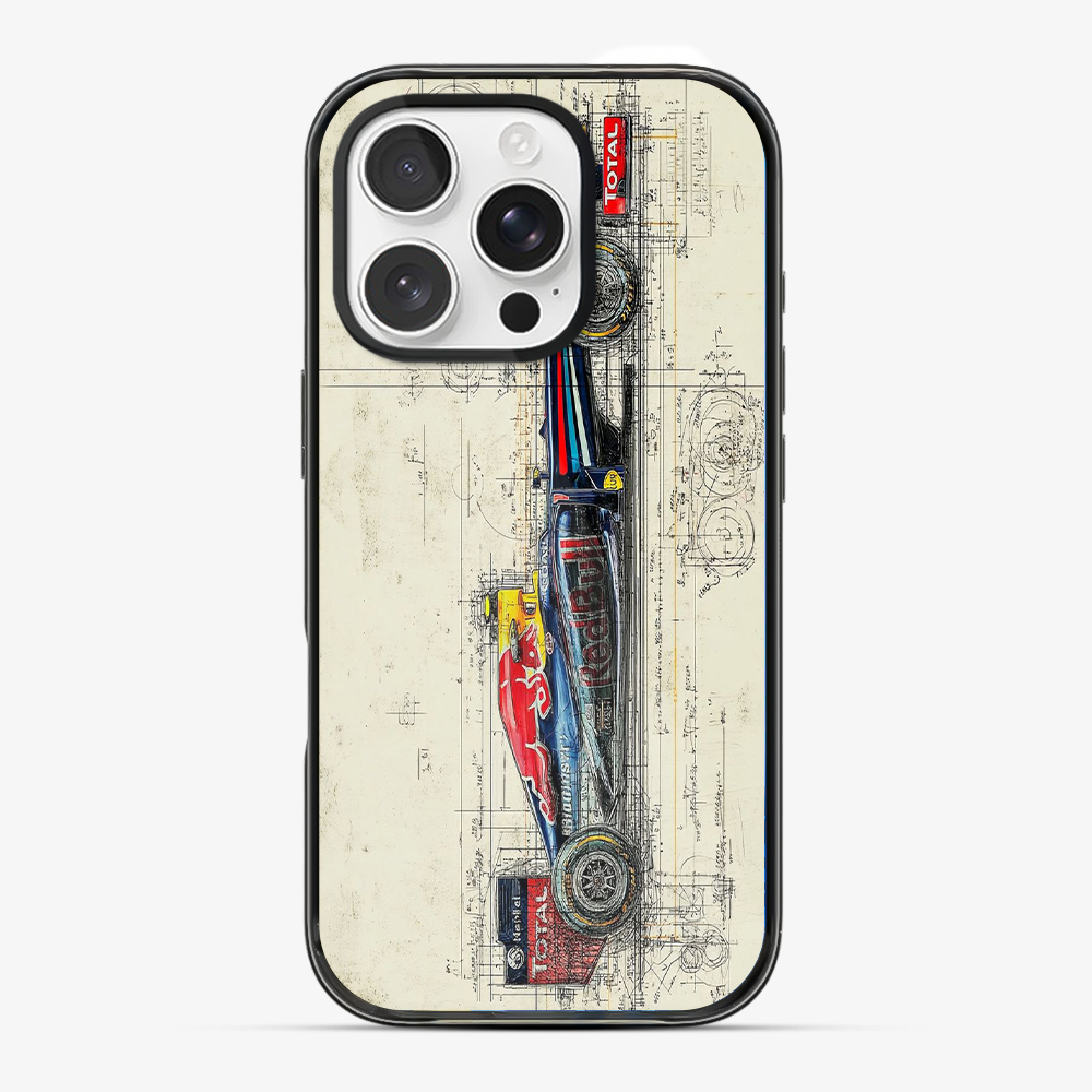 F1 X RedBull Phone Case | Three Anti Yellow Silicone Case