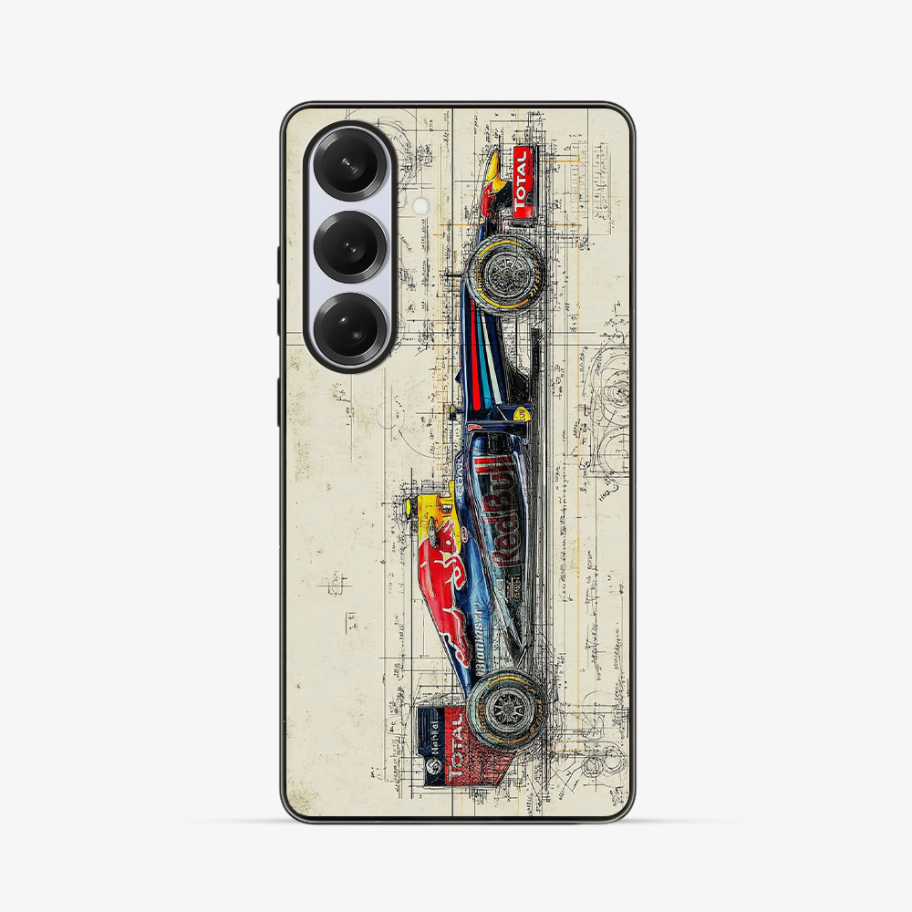 F1 X RedBull Samsung Phone Case | Three Clear Silicone Case