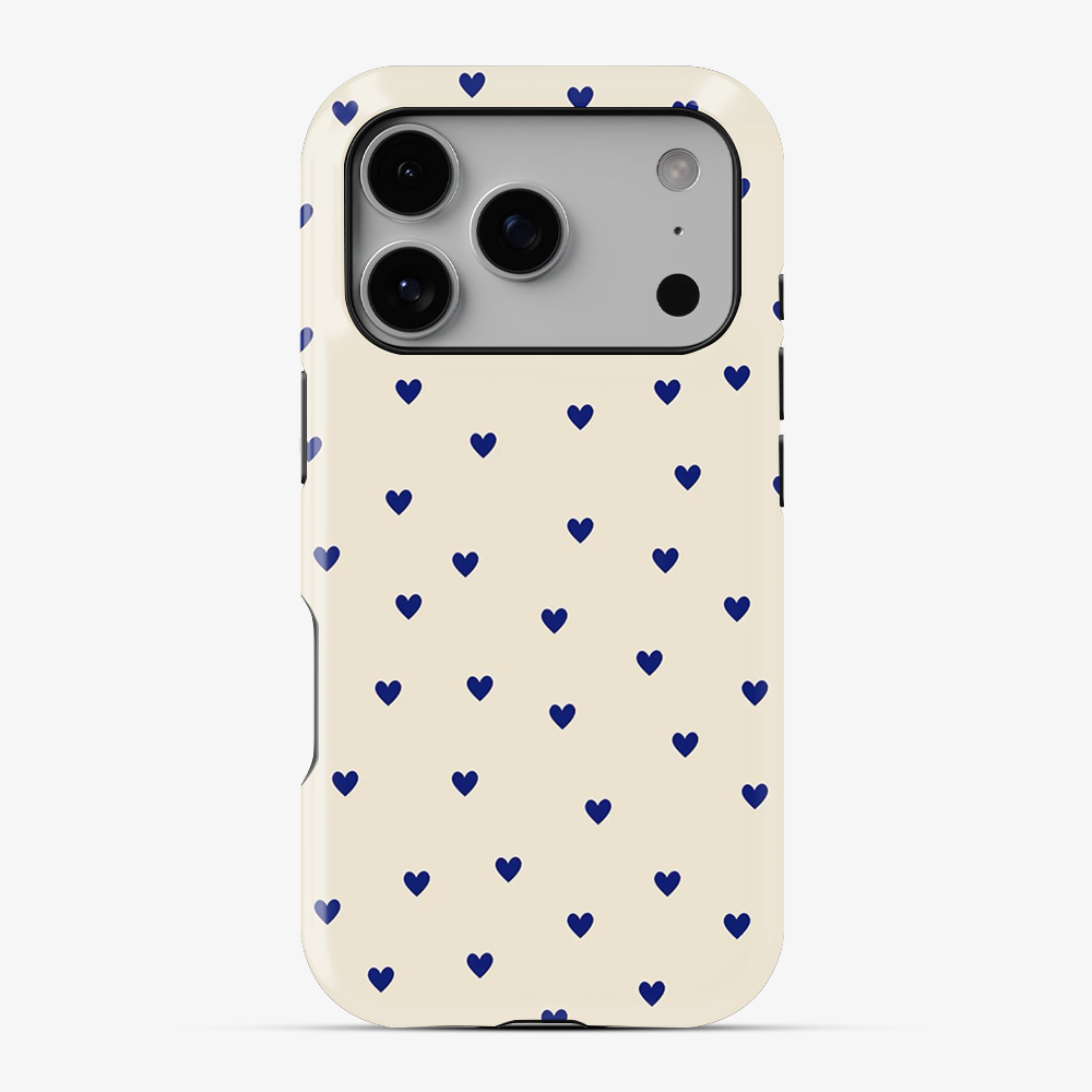 Blue Multiple Heart's Phone Case