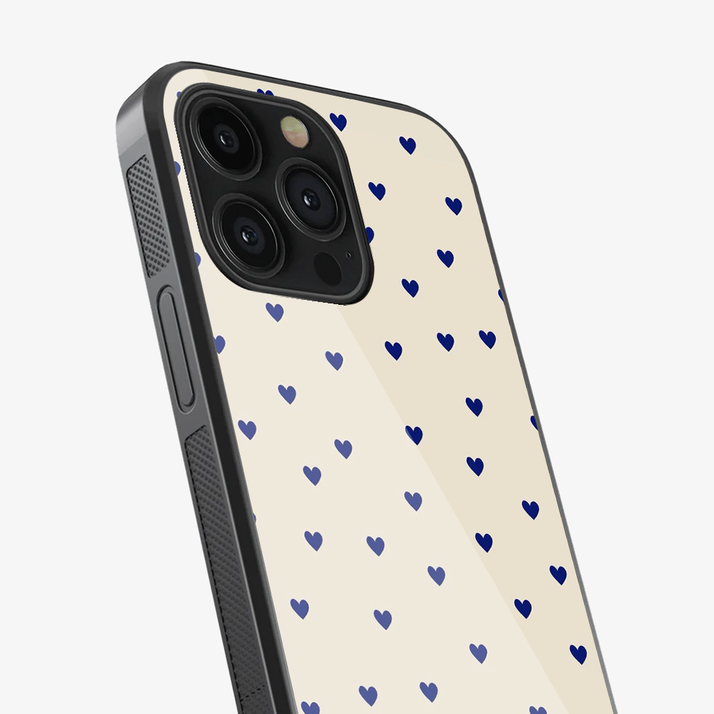 Blue Multiple Heart's Phone Case