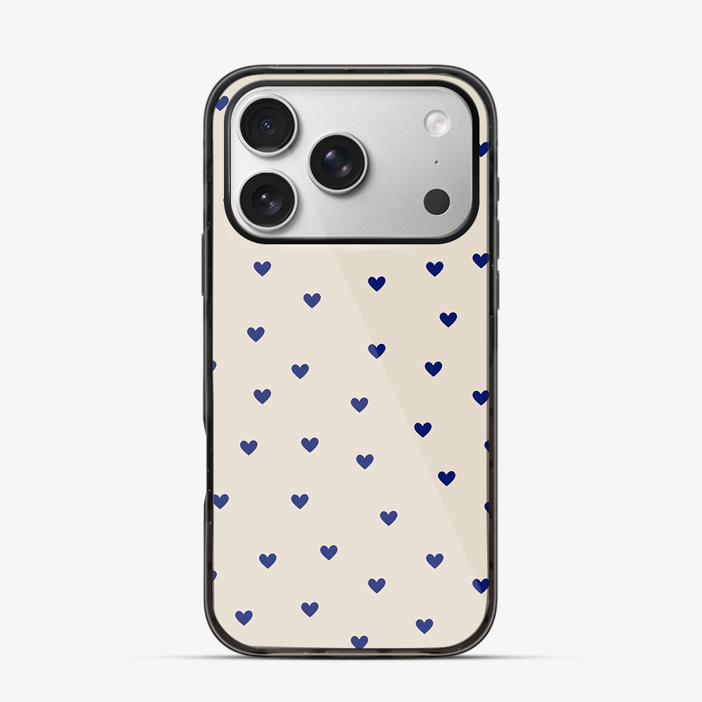 Blue Multiple Heart's iPhone 17 Pro Case