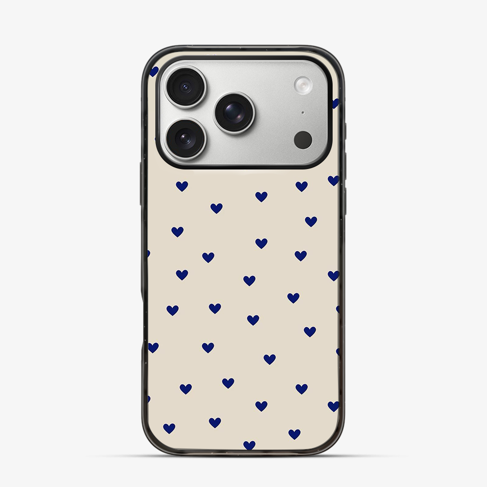 Blue Multiple Heart's iPhone 17 Pro Case