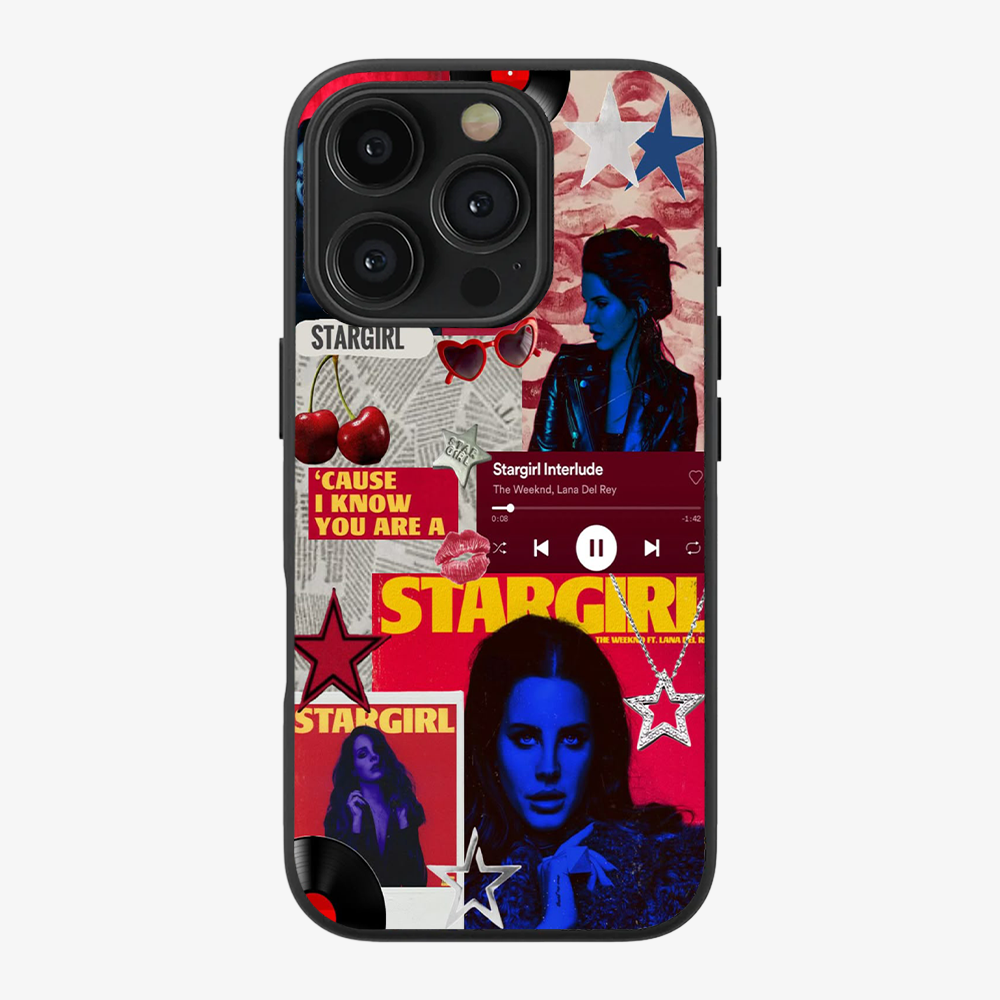 Star Girl Phone Case | Two Clear Silicone Case