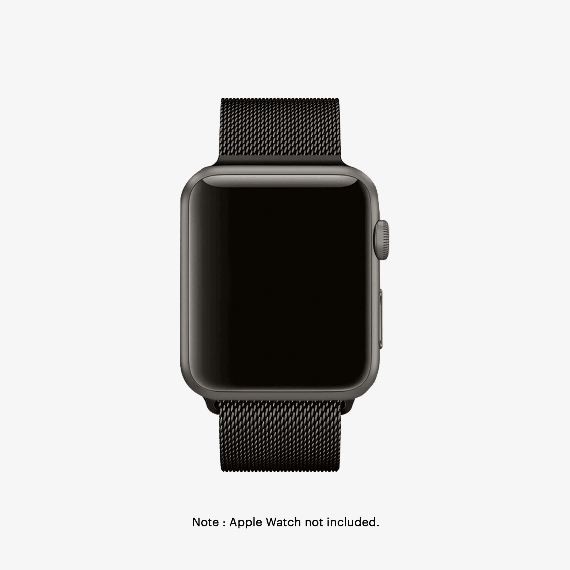 Space Black Magnetic Milanese Loop WatchBand