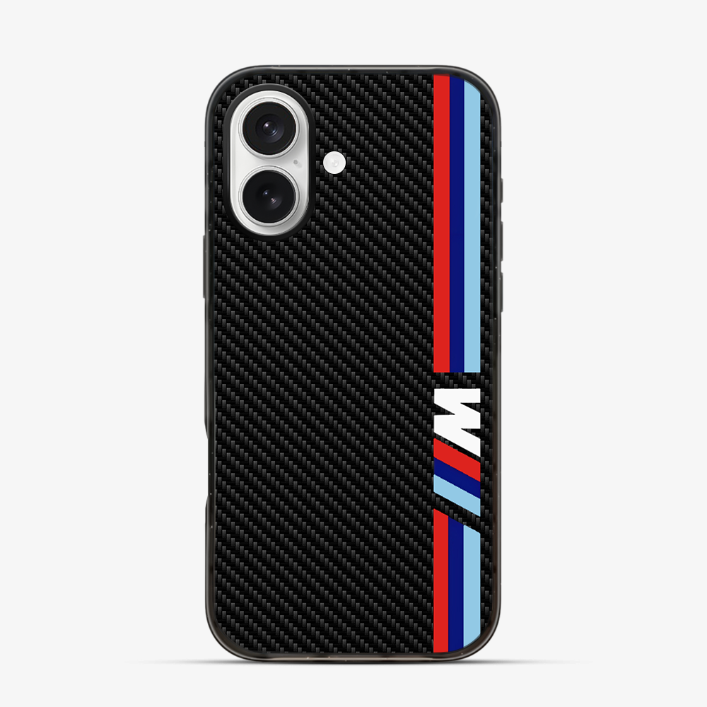 BMW Carbon Fibre | Two iPhone 16 Case