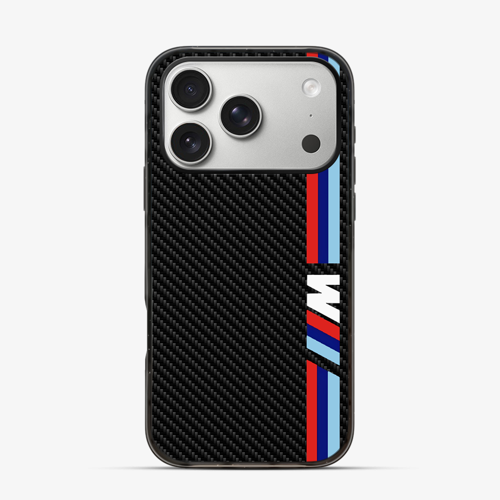 BMW Carbon Fibre | Two iPhone 17 Pro Max Case