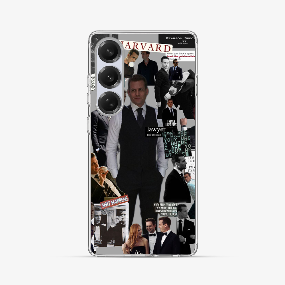 Suits Shit Happen Samsung Phone Case Hard 2.0 Case
