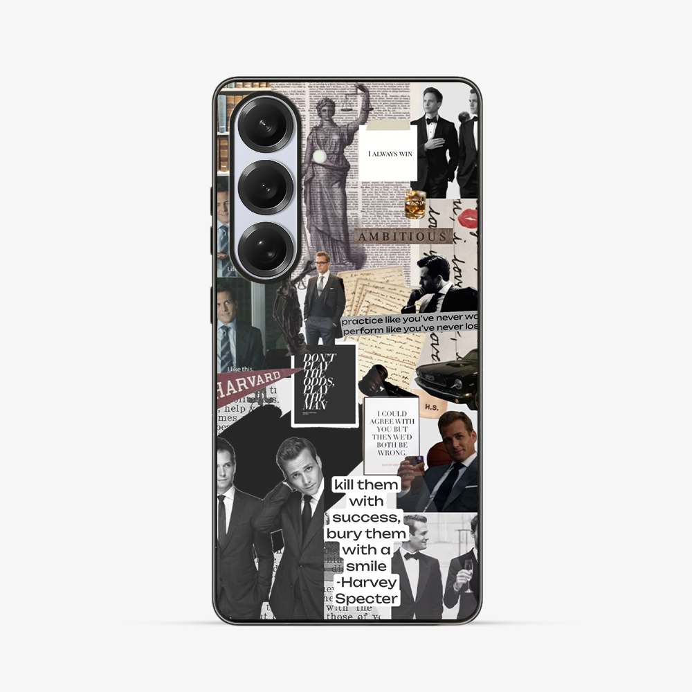 Suits Play The Man Samsung Phone Case Glass Case