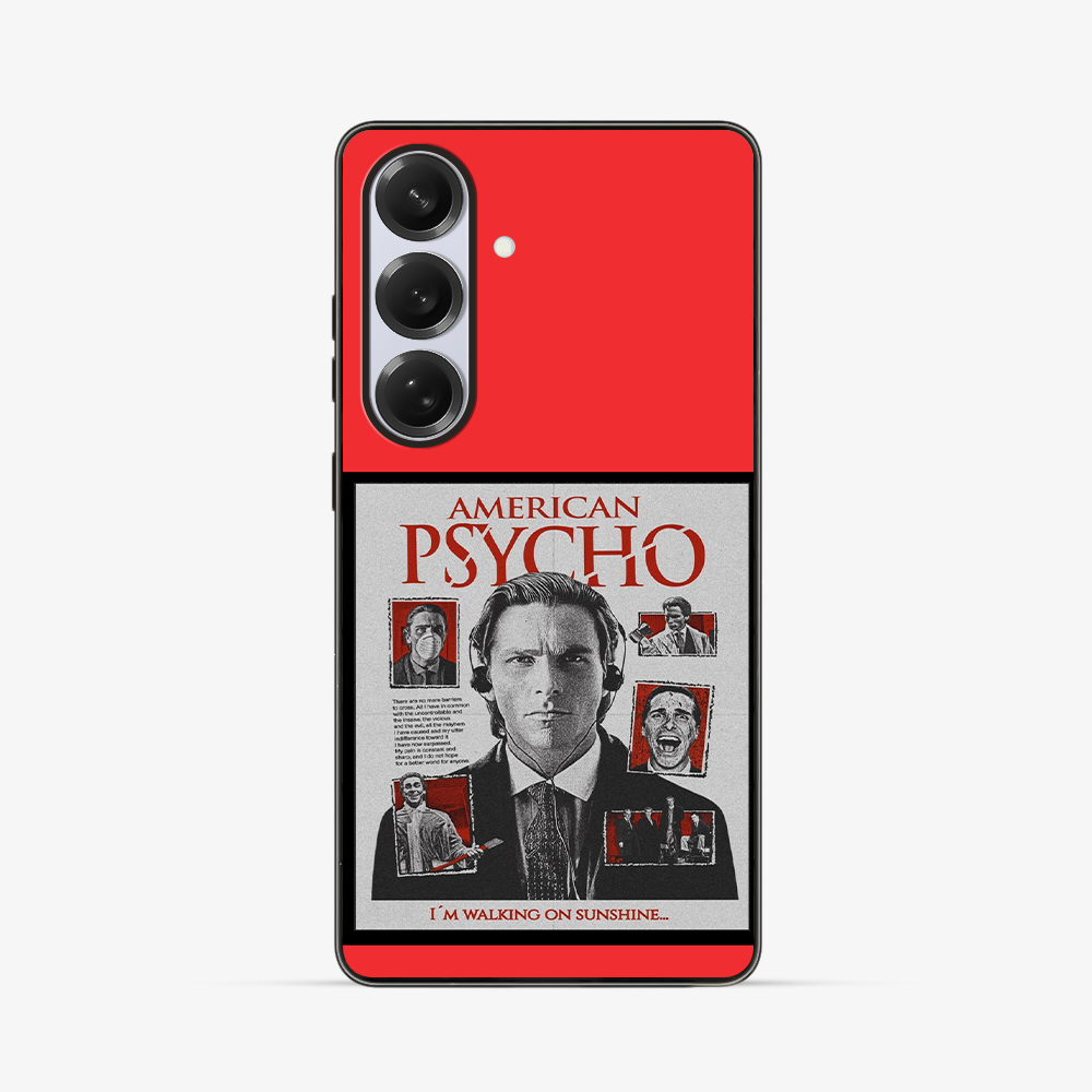 American Psycho Sunshine Samsung Phone Case Clear Silicone Case