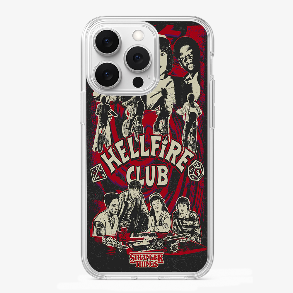 Hellfire Club #4 Stranger Things Phone Case Glass Case
