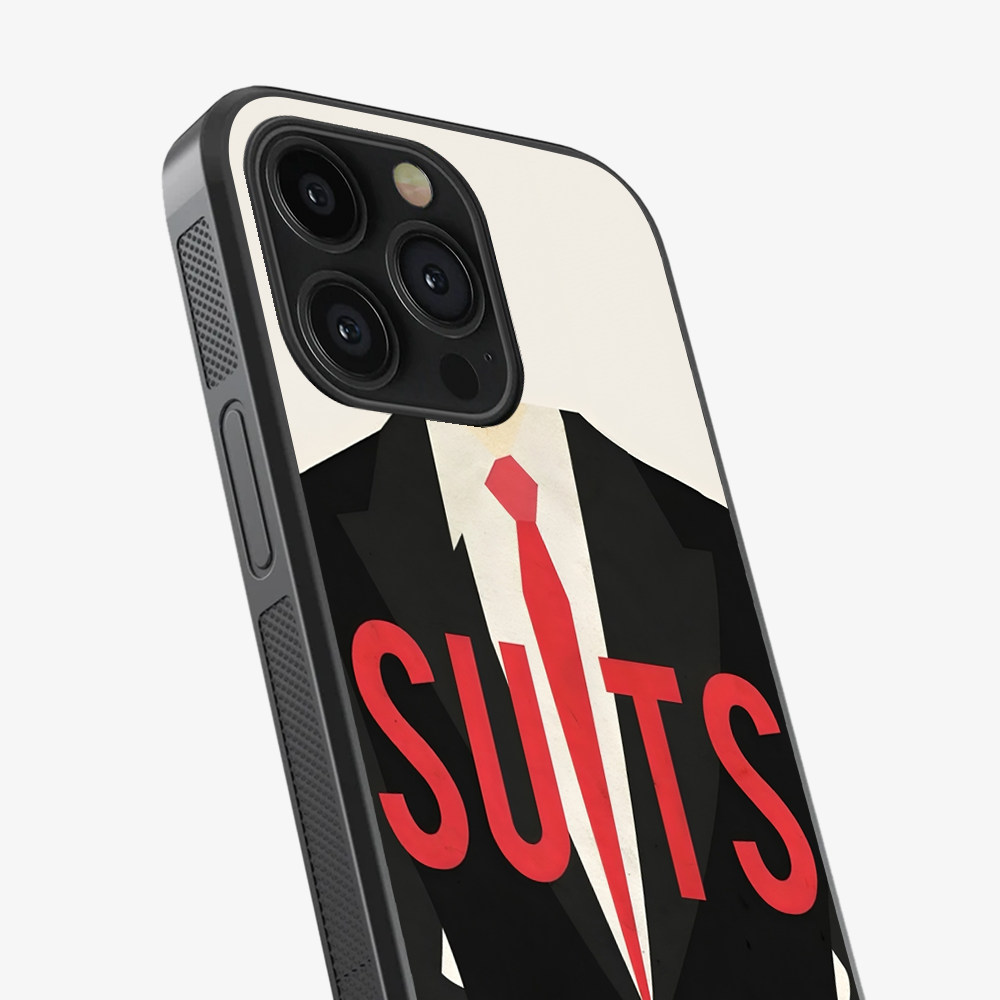 Suits Text Phone Case