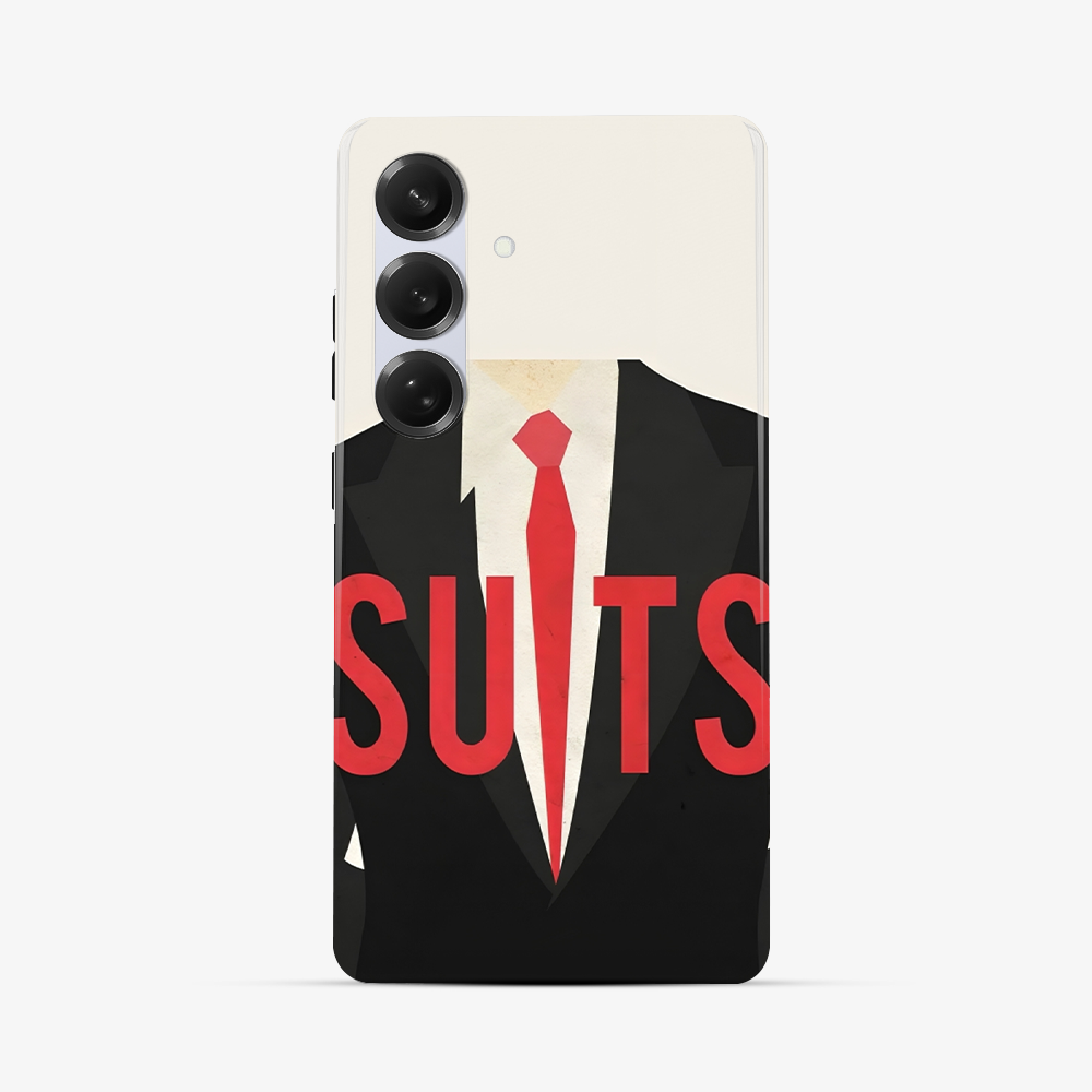 Suits Text Samsung Phone Case Tough Double Layer