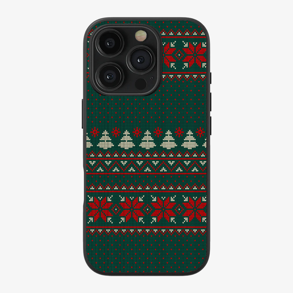 Christmas Sweater Phone Case Clear Silicone Case