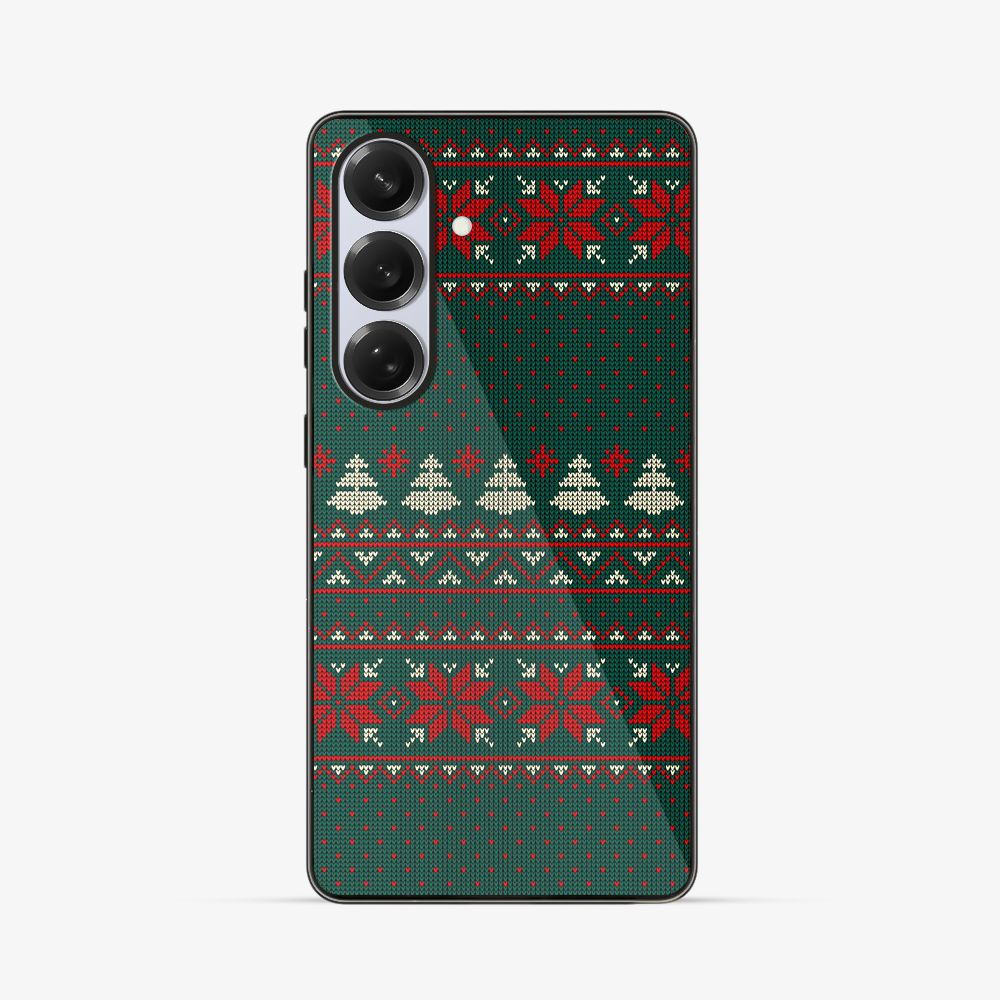 Christmas Sweater Samsung Phone Case Glass Case