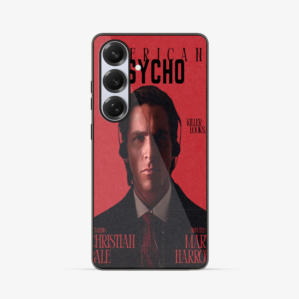 American Psycho Killer Samsung Phone Case Glass Case
