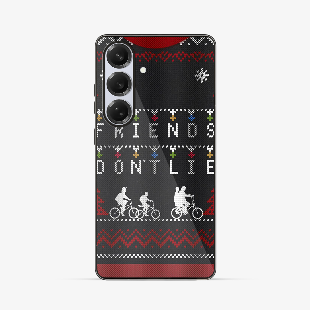 Christmas Friends Don't Lie Samsung Phone Case Glass Case