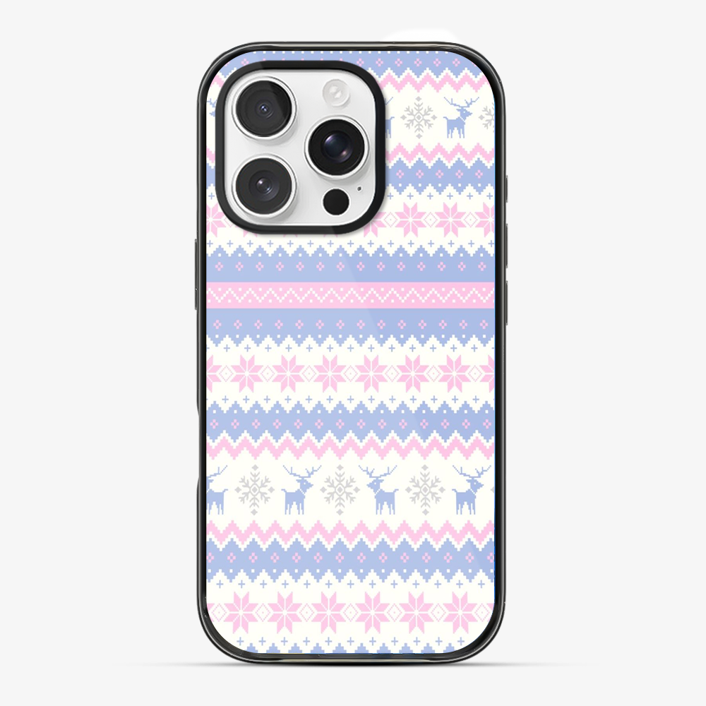Christmas Pink Snowflake Phone Case