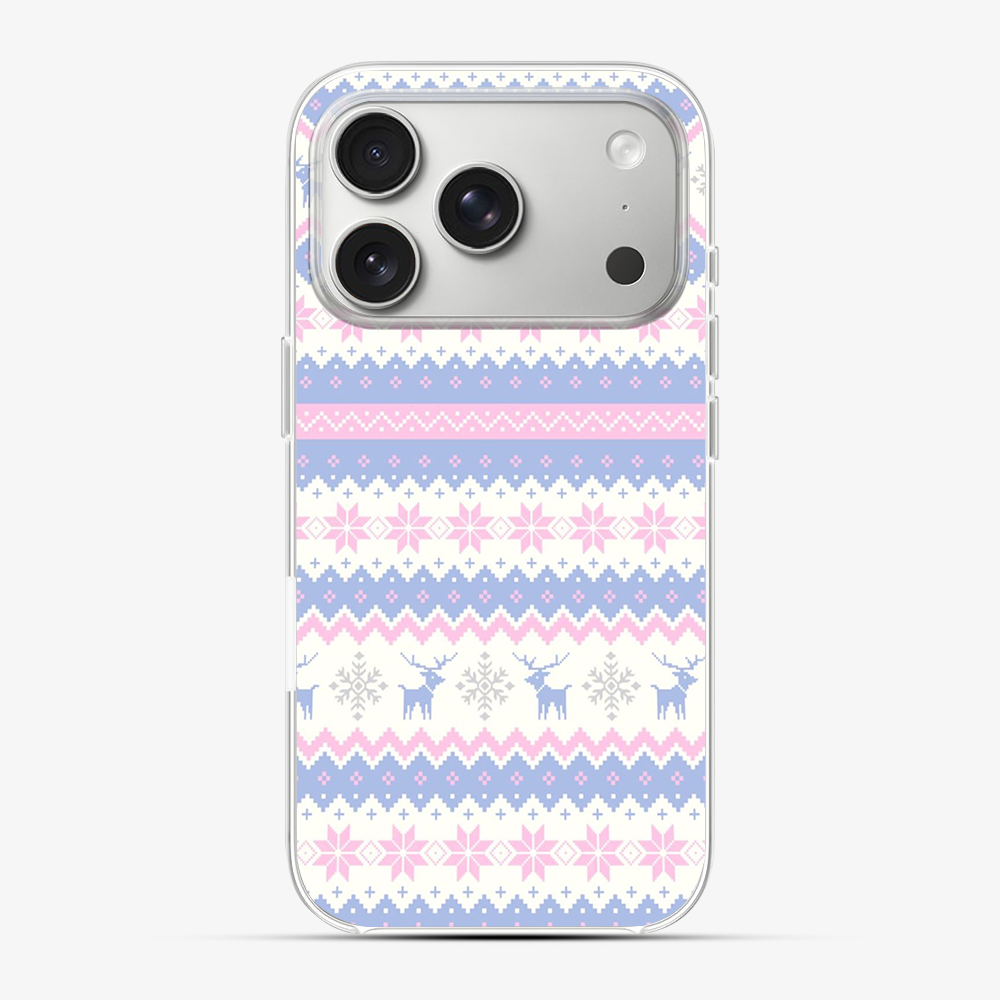 Christmas Pink Snowflake Phone Case