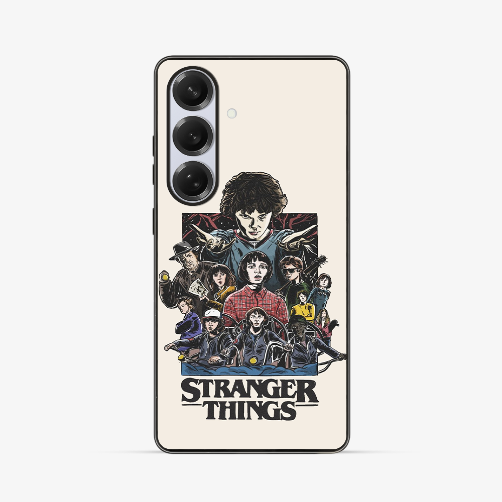 Stranger Things Combination Samsung Phone Case Clear Silicone Case