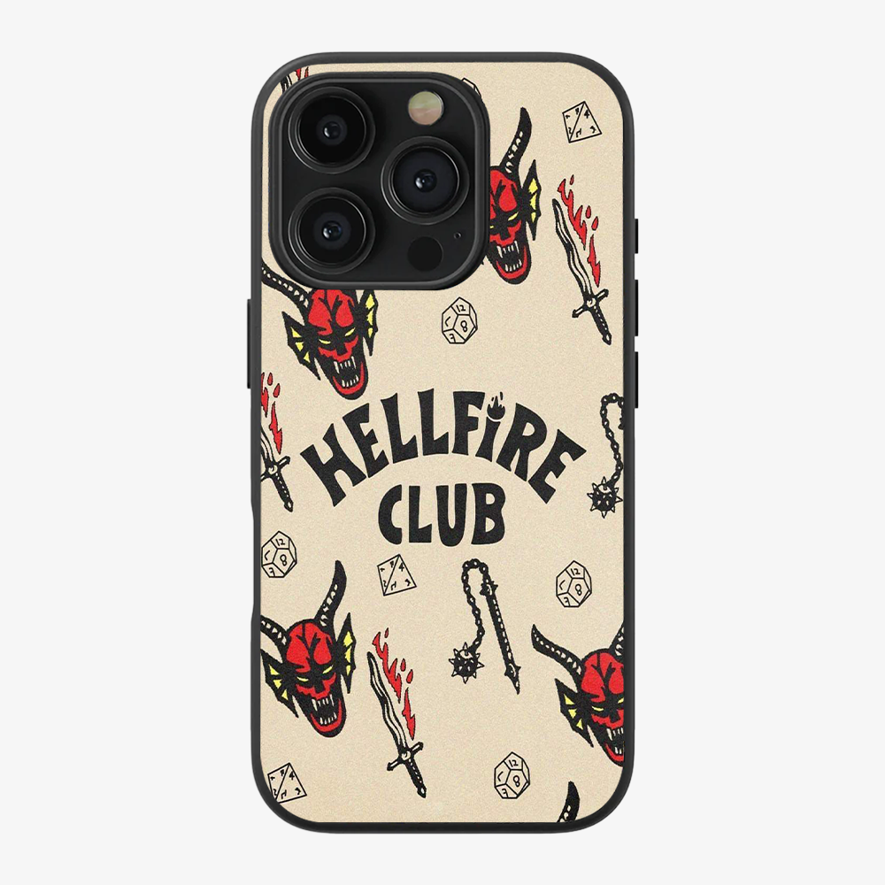 Hellfire Club #5 Stranger Things Phone Case Clear Silicone Case