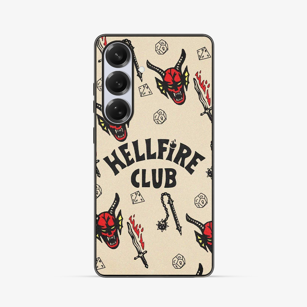 Hellfire Club #5 Stranger Things Samsung Phone Case Clear Silicone Case