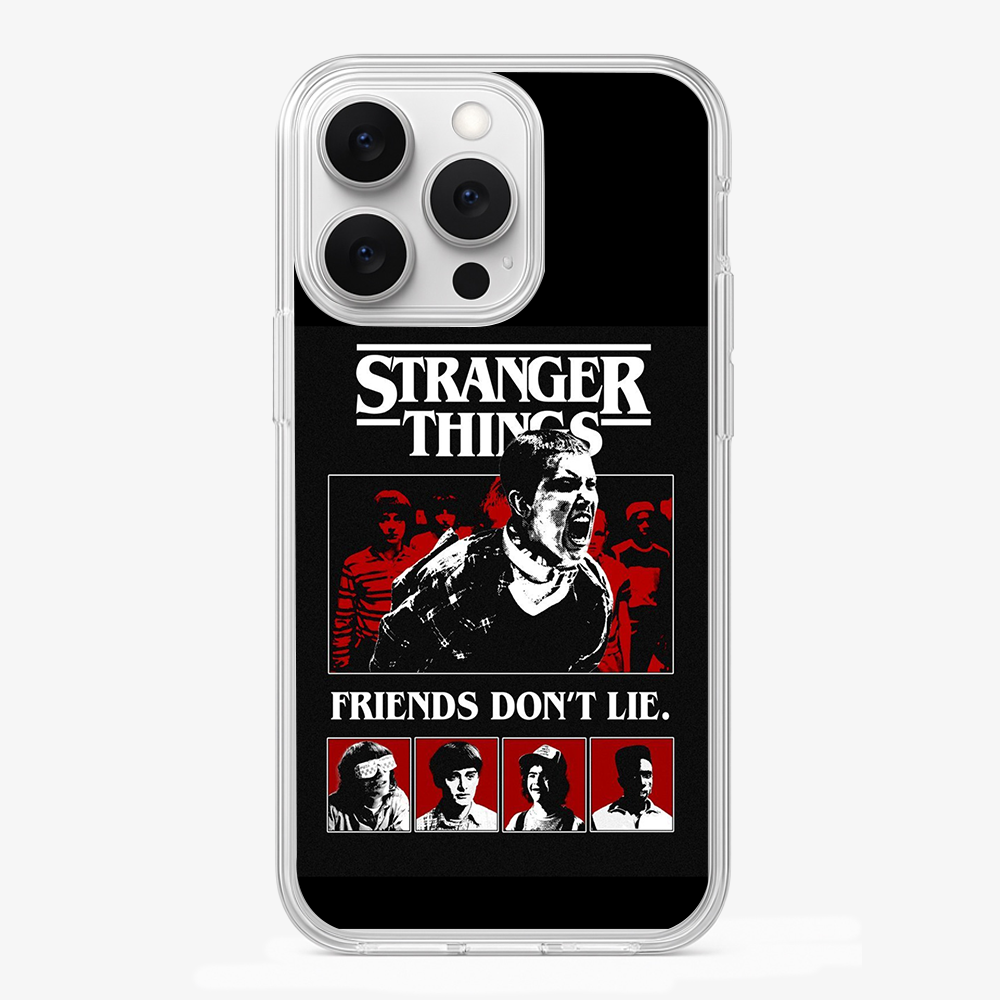 Stranger Things Friends Don't Lie Phone Case Glass Case