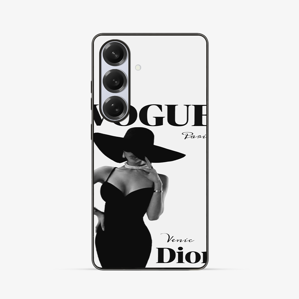 Vouge Dior Samsung Phone Case Clear Silicone Case