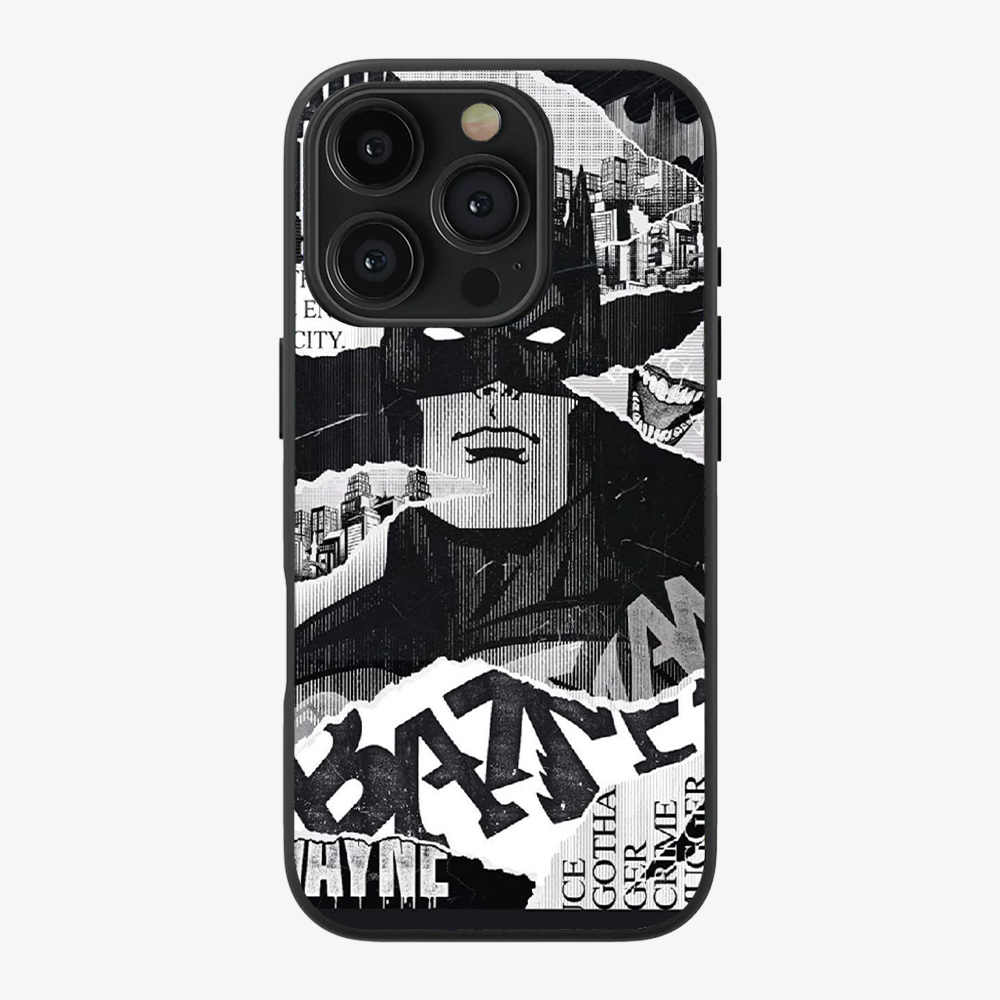Batman City Phone Case Clear Silicone Case