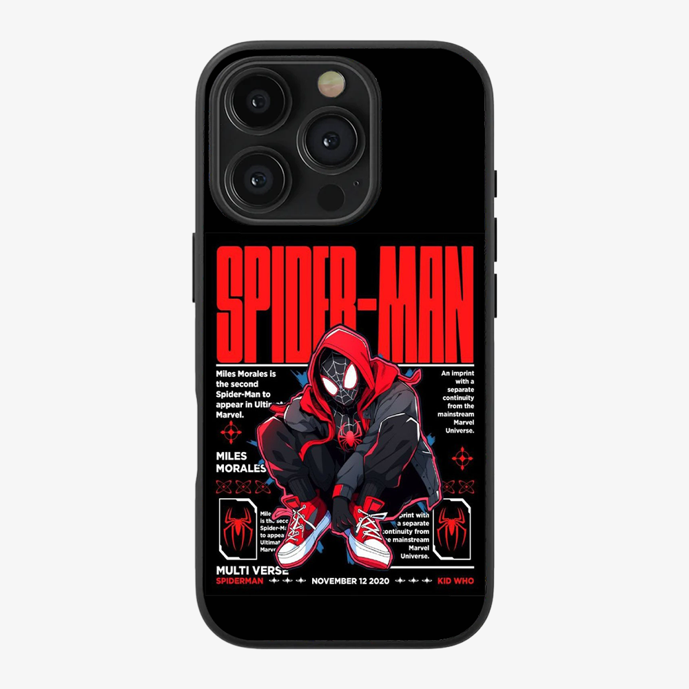 Spiderman Polariod Phone Case Clear Silicone Case