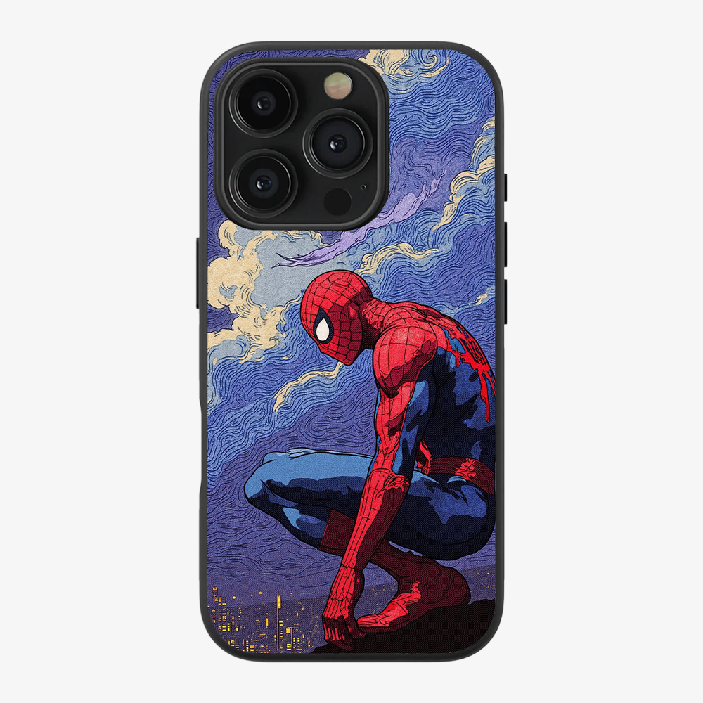 Spiderman Painting Phone Case Clear Silicone Case
