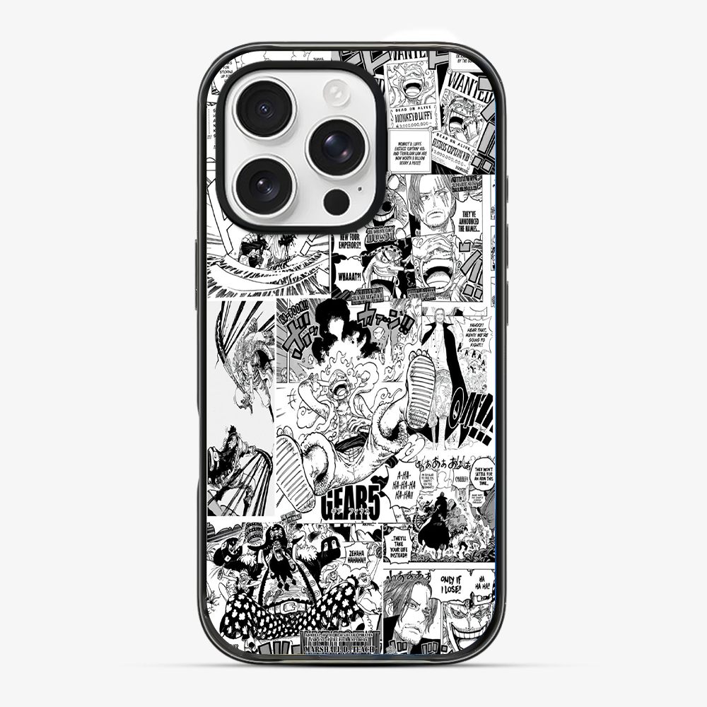 Luffy Newspaper Anime Phone Case Hard 2.0 Case