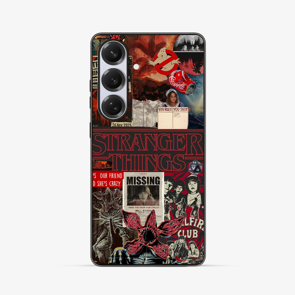 Stranger Things Missing Samsung Phone Case Clear Silicone Case