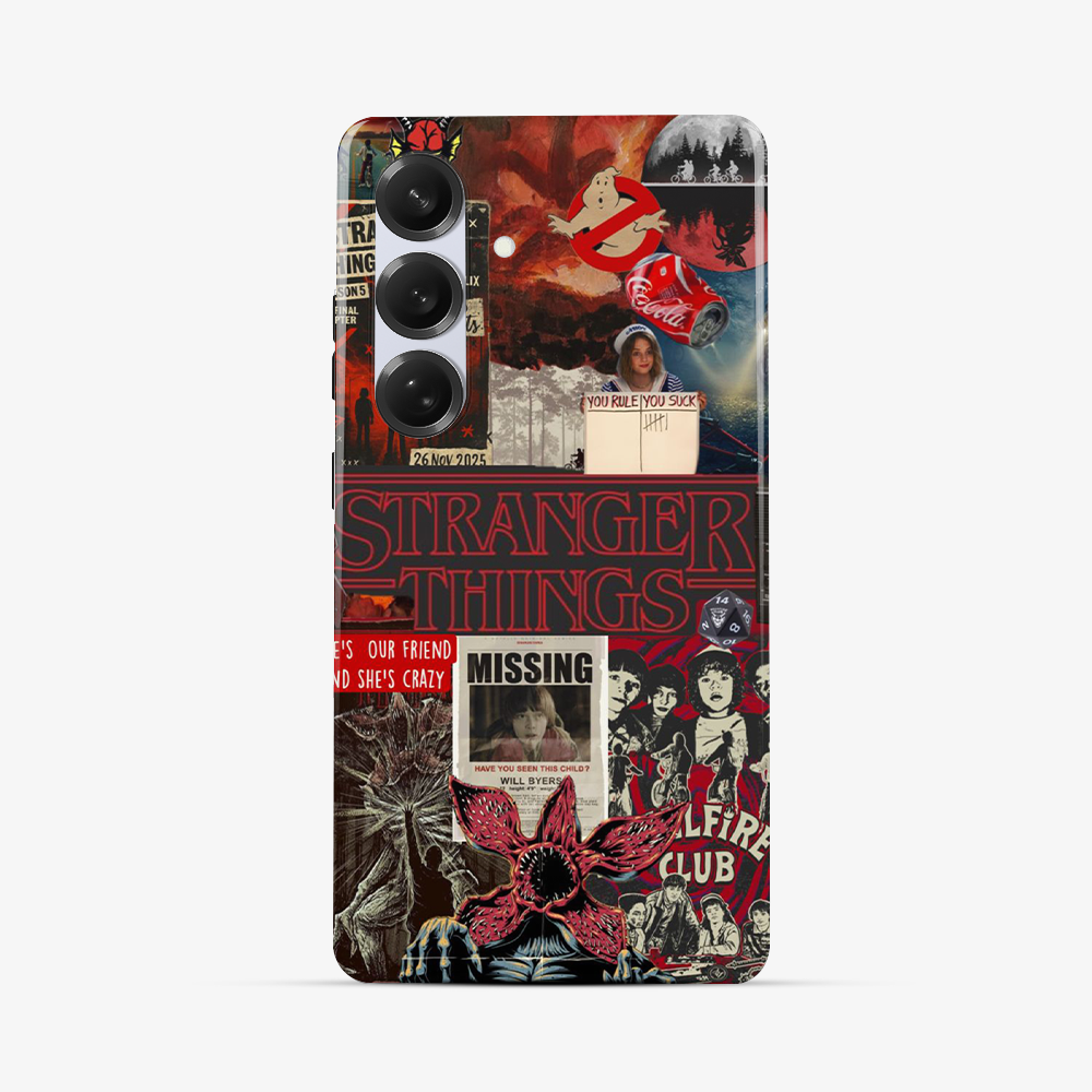 Stranger Things Missing Samsung Phone Case Tough Double Layer