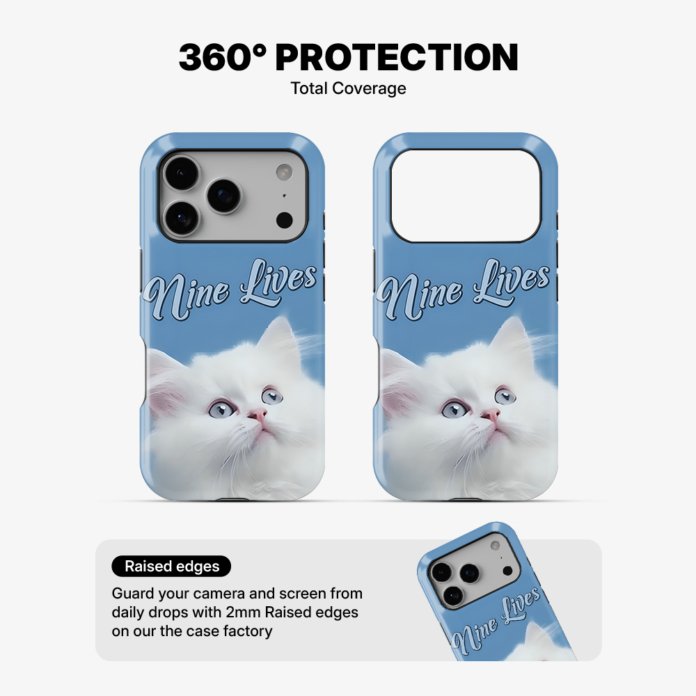 Nine Lives Cat Phone Case