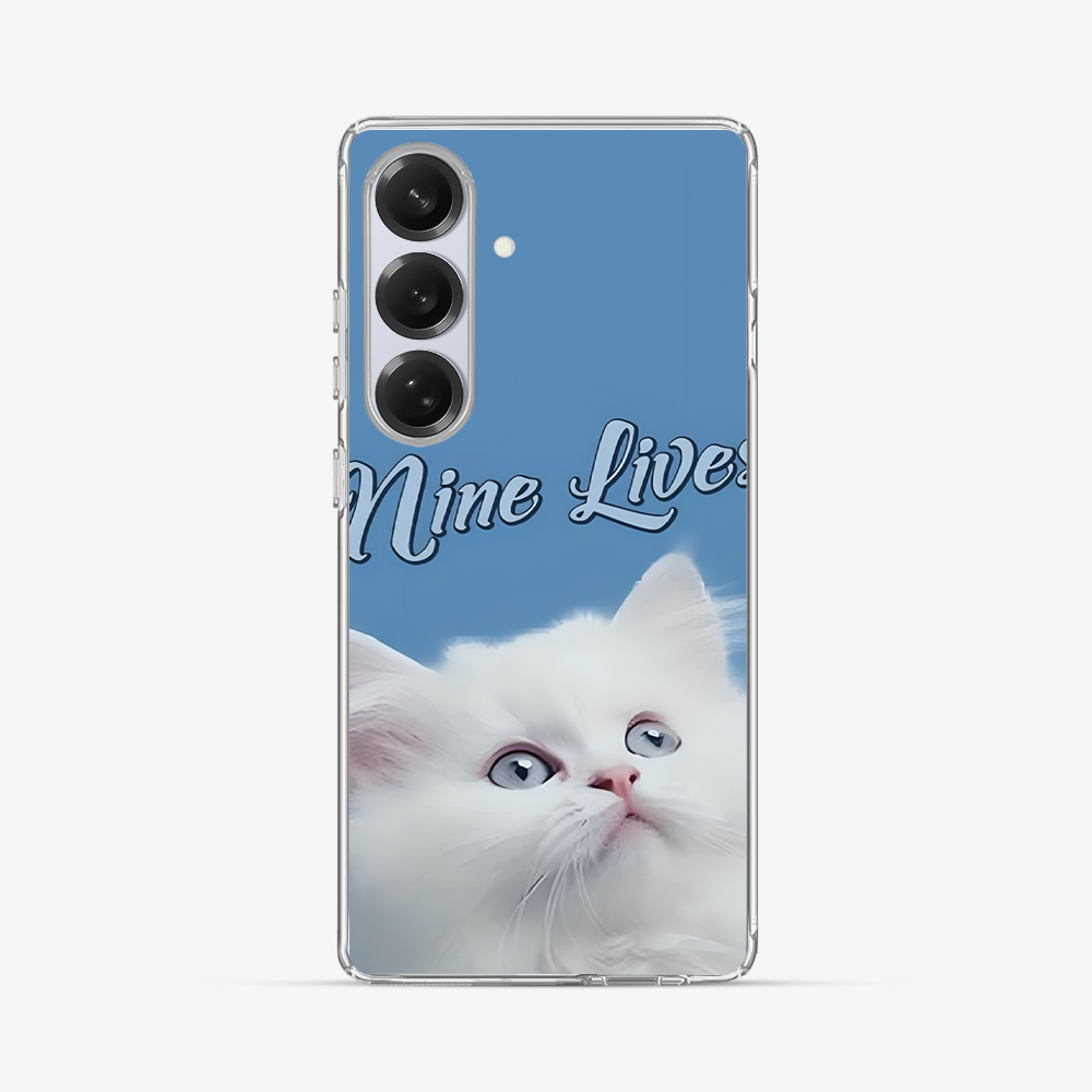 Nine Lives Cat Samsung Phone Case Hard 2.0 Case