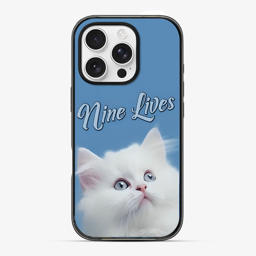 Nine Lives Cat Phone Case Hard 2.0 Case
