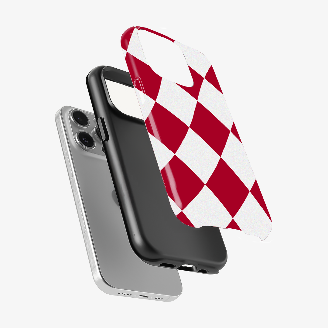 Red & White Checkered Phone Case