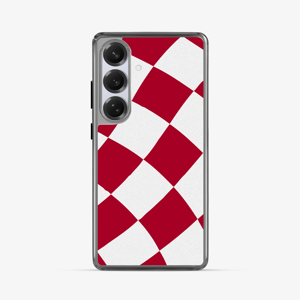 Red & White Checkered Samsung Phone Case Stride 2.0 Case