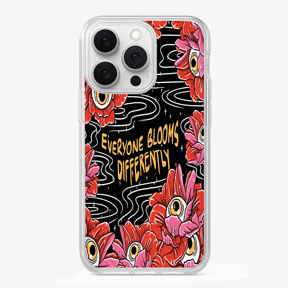 Everyone Blooms Differently Phone Case Glass Case