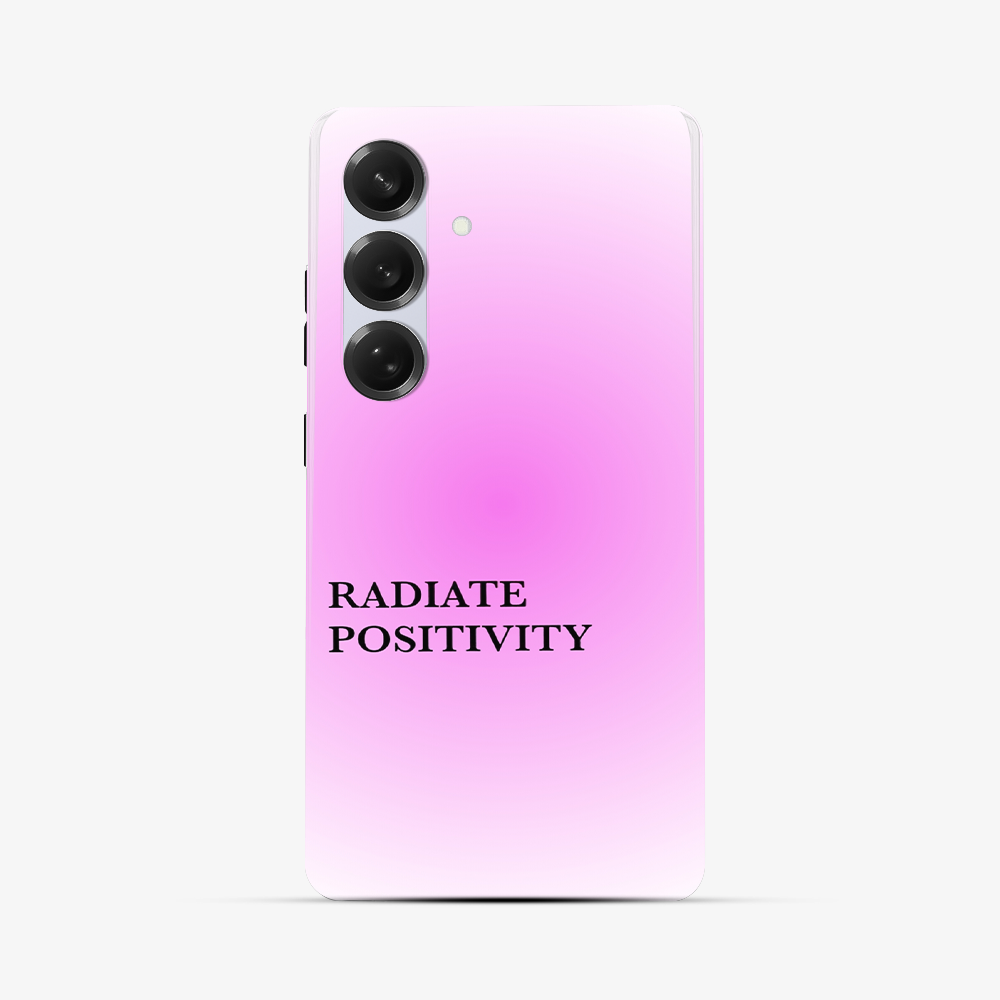Radiate Positivity Samsung Phone Case Tough Double Layer