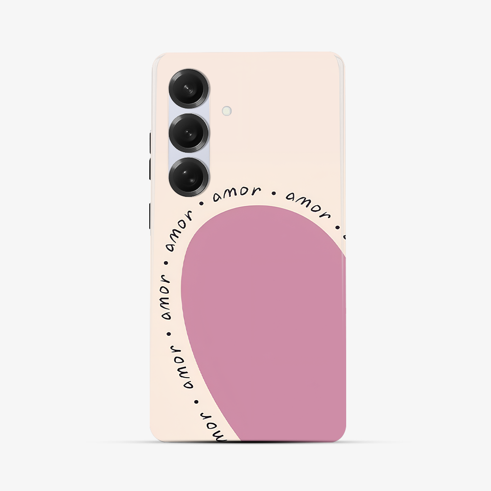 Amor Heart Samsung Phone Case Tough Double Layer