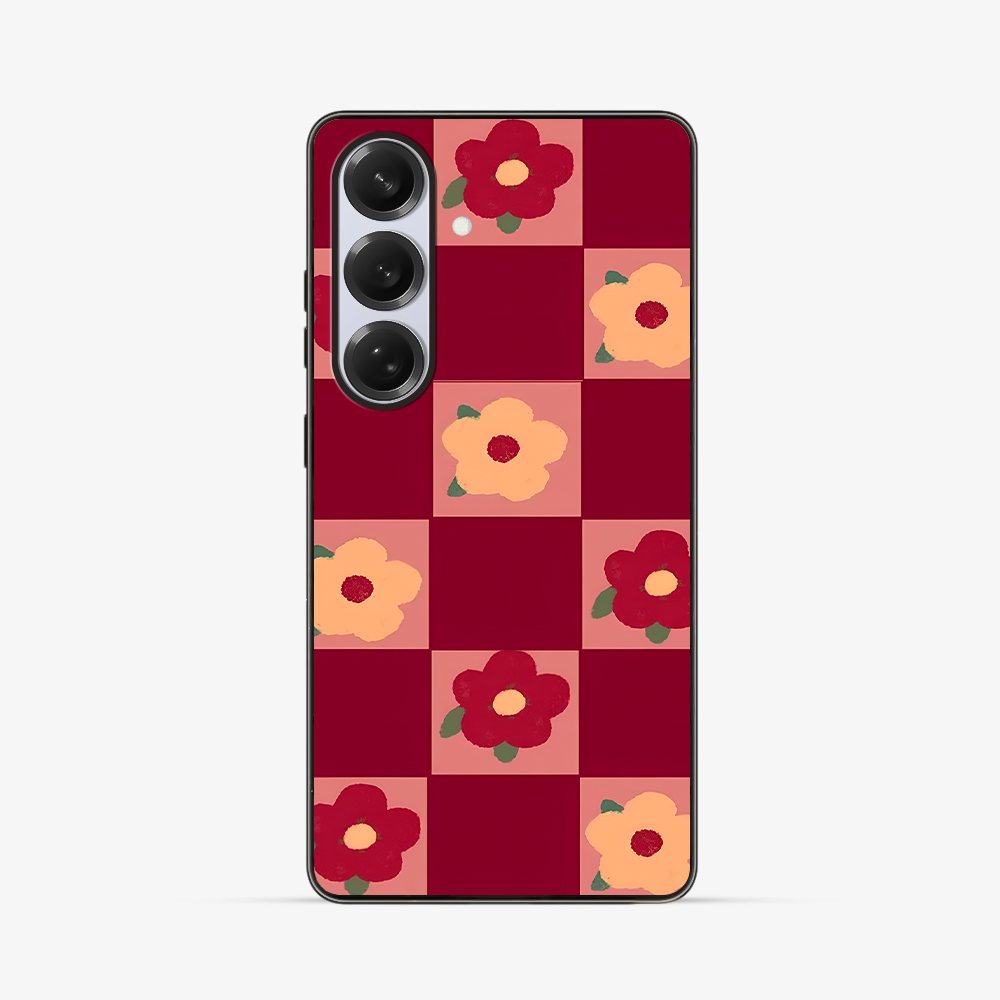 Lazy Daisy Samsung Phone Case Clear Silicone Case