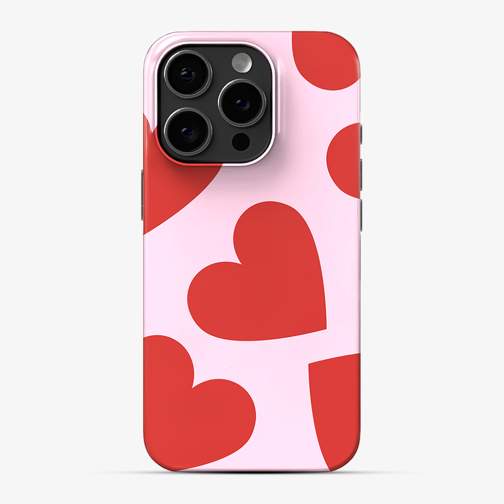 Red & Pink Heart Phone Case