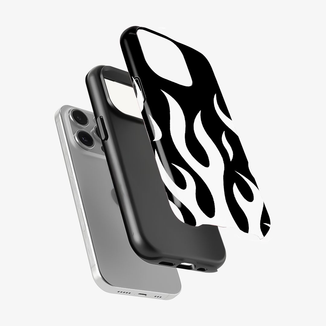 Flame Phone Case | White