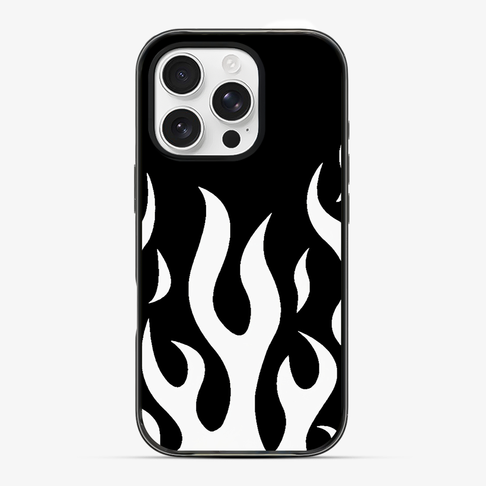 Flame Phone Case | White
